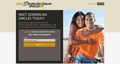 Desktop Screenshot of meetdominicansingles.com